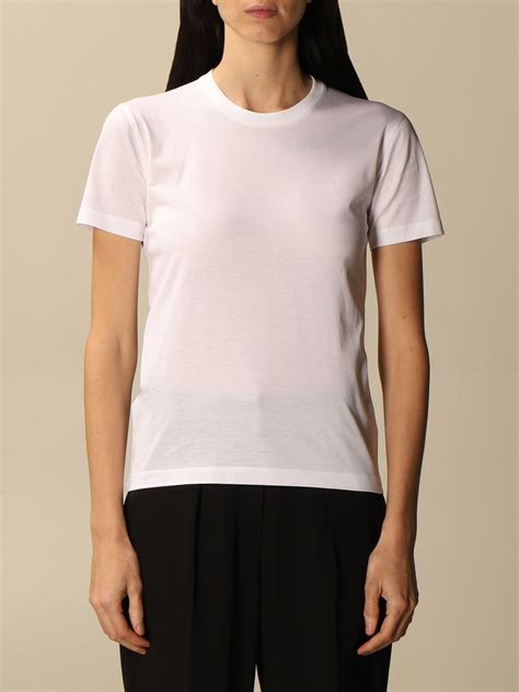 maglietta donna prada|Top Prada in Cotone Bianco taglia M International .